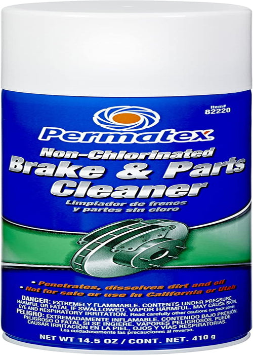 Permatex 82220 Non-Chlorinated Brake and Parts Cleaner, 14.5 Oz. Aerosol Can, Pack of 1