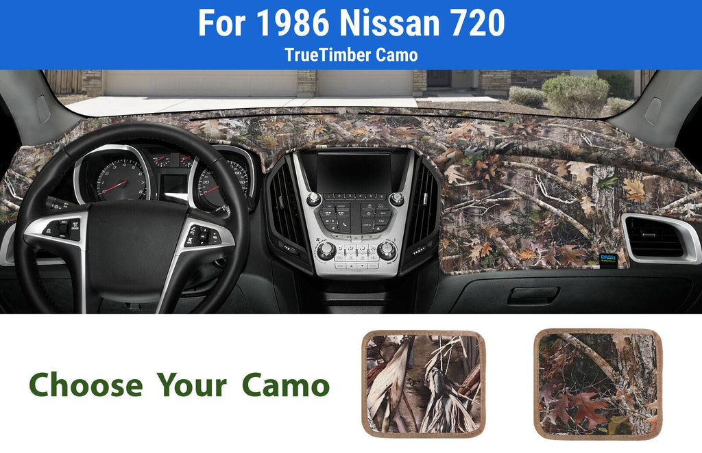 Dashboard Dash Mat Cover for 1986 Nissan 720 (Truetimber Camo)