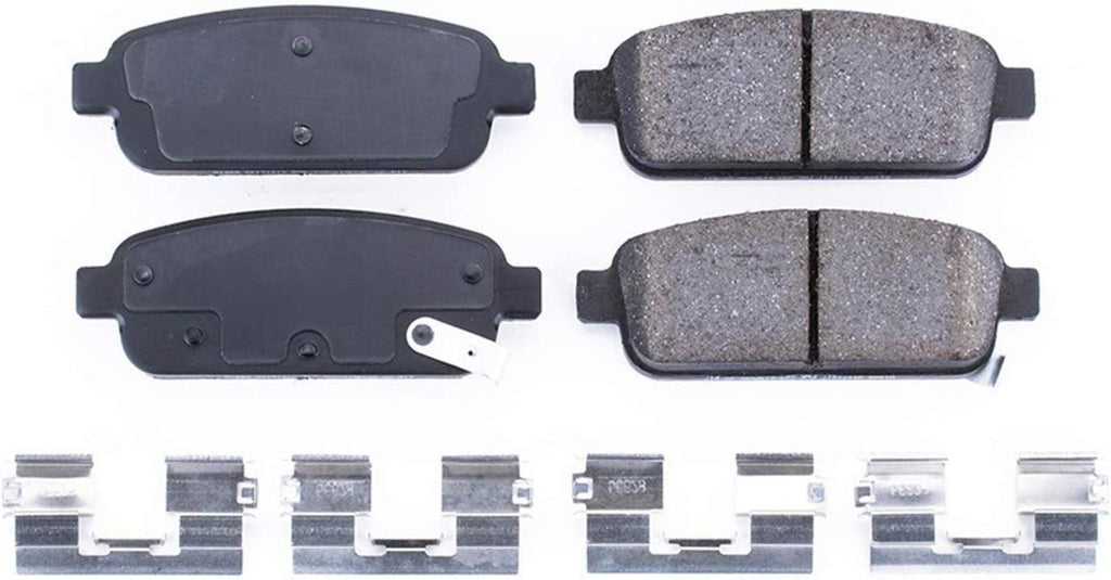 17-1468, Z17 Rear Ceramic Brake Pads with Hardware