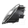 TYC Headlight Assembly for 05-08 Cooper 20-6738-00