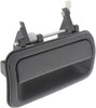 for Honda Passport Exterior Door Handle Rear, Driver Side Textured Black (1994-1997) | Trim: LX/DX/EX