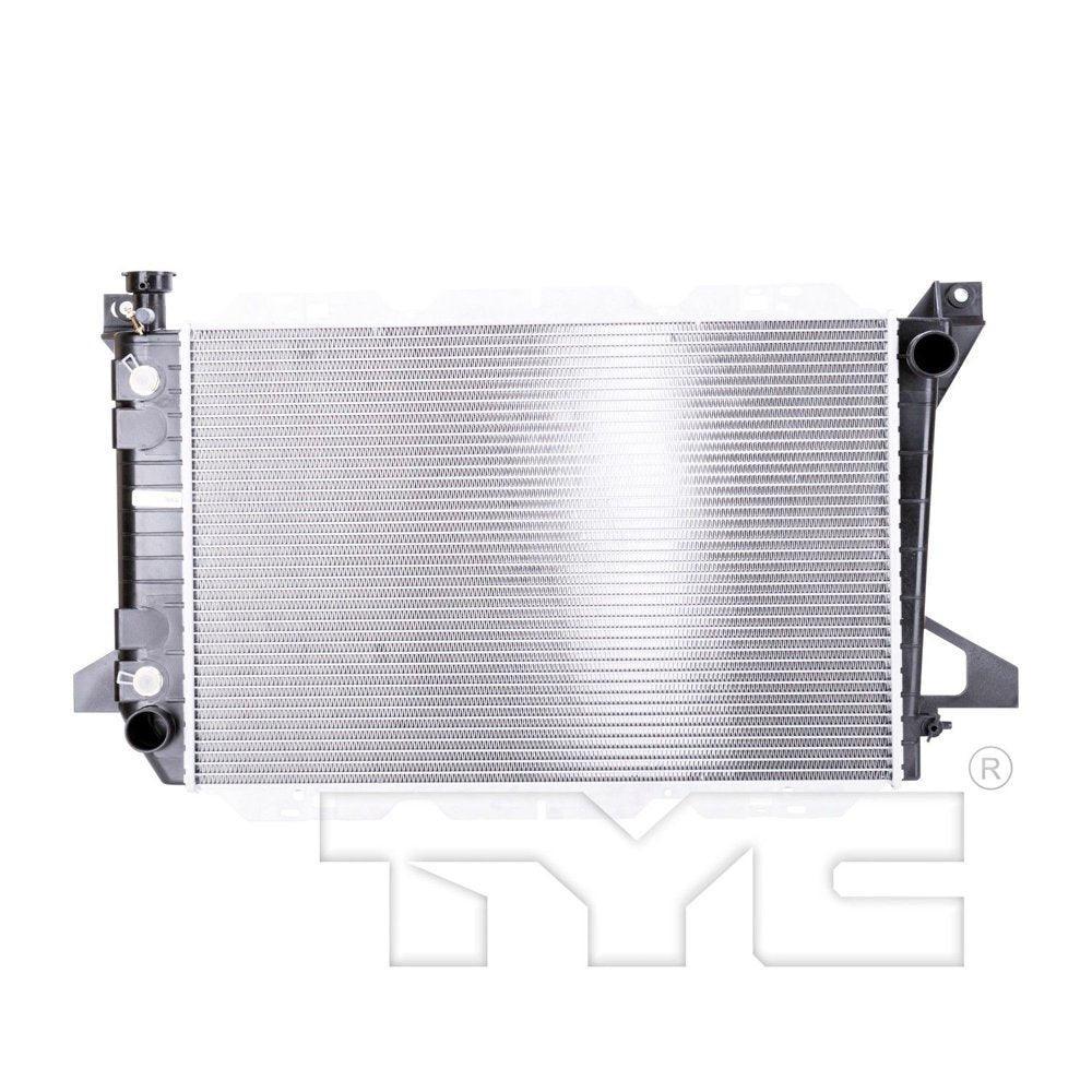 TYC 1451 Compatible with Ford F-Series 2-Row Plastic Aluminum Replacement Radiator