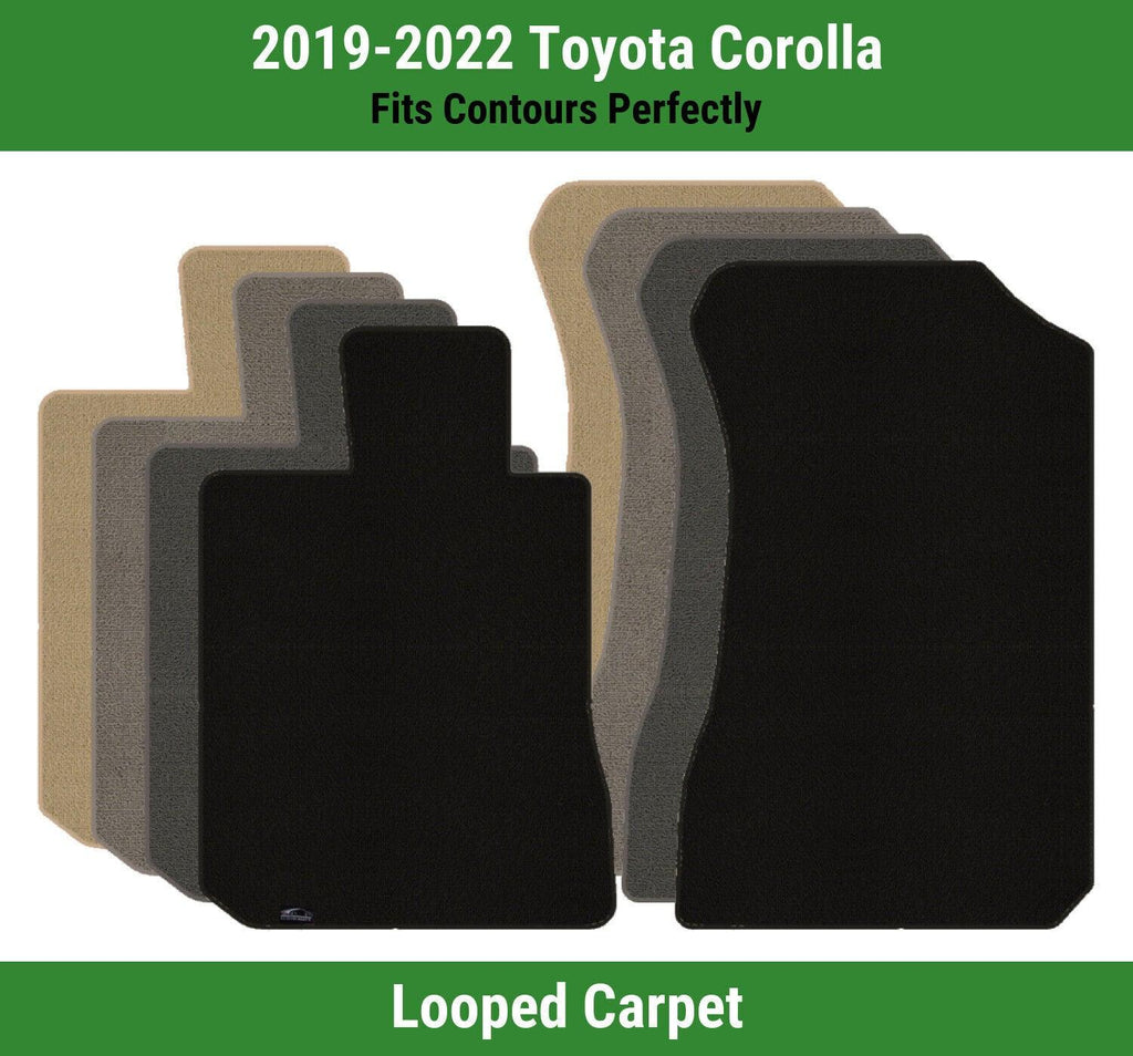 Lloyd Classic Loop Front Row Carpet Mats for 2019-2022 Toyota Corolla