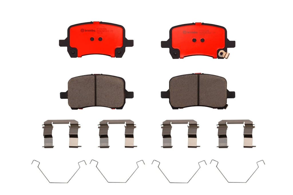 Front Disc Brake Pad Set for Sky, Solstice, Cobalt, G5, Ion+More (P10030N)