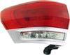 Tail Light Assembly Compatible with 2014-2018 Jeep Grand Cherokee Outer with Platinum Trim Driver Side