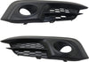Fog Lamp Molding Compatible with 2016-2018 Honda Civic Side Garnish Coupe/Sedan Passenger and Driver Side