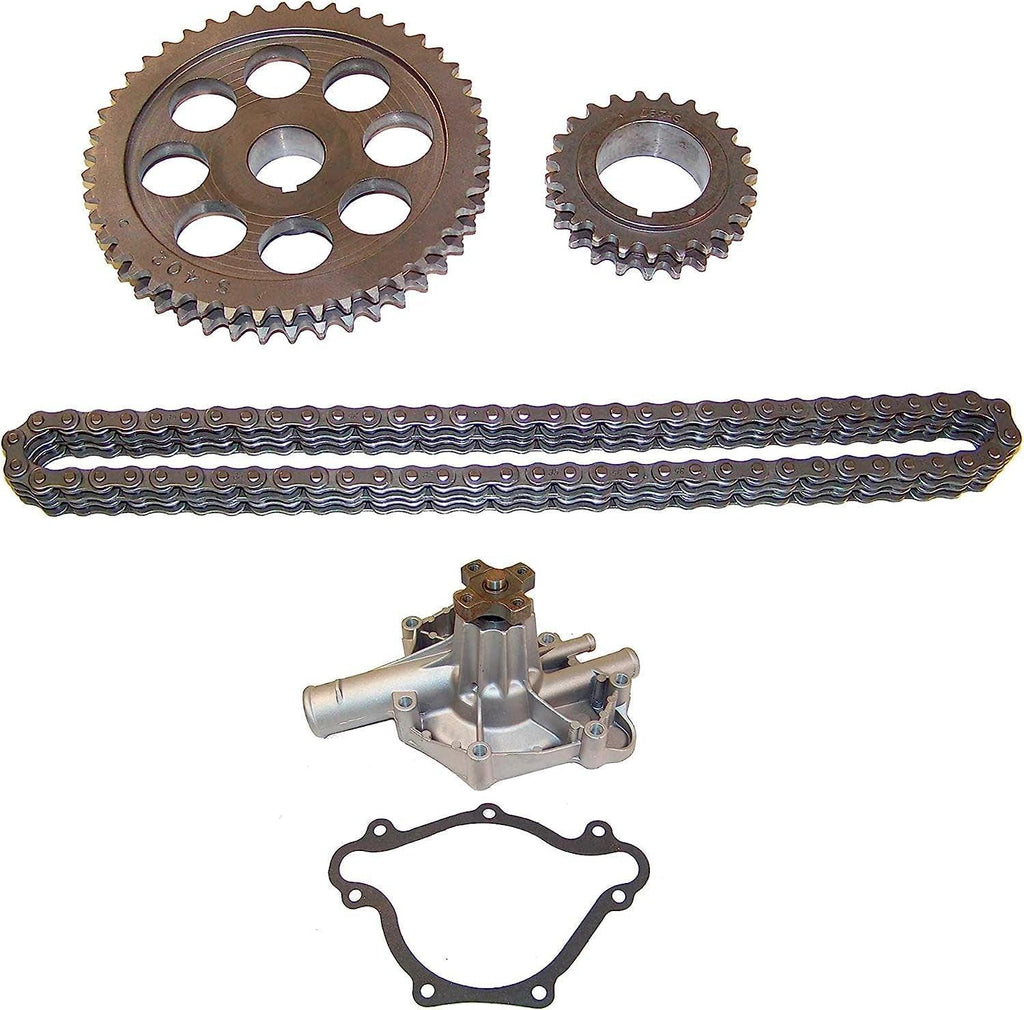 DNJ TK1153WP TIMING KIT with WATER PUMP for 76-92 CHRYSLER / V6, V8 / 3.9L, 5.2L, 5.9L / 239, 318, 360 OHV 12V, 16V