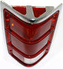 Tail Light for DODGE DAKOTA 87-96 LH Lens and Housing W/Chrme Outer Trim