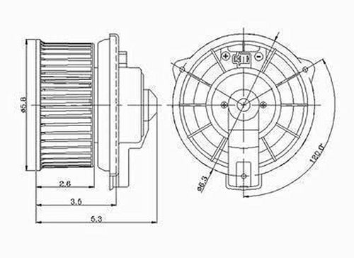 Compatible with ODYSSEY / CR-V NEW AUTOMOTIVE REPLACEMENT BLOWER MOTOR ASSEMBLY  700130