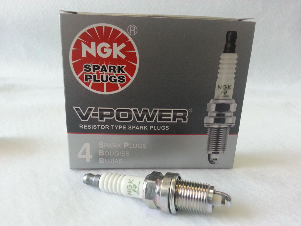 4-New NGK V-Power Copper Spark Plugs UR4 #6630 Made in Japan