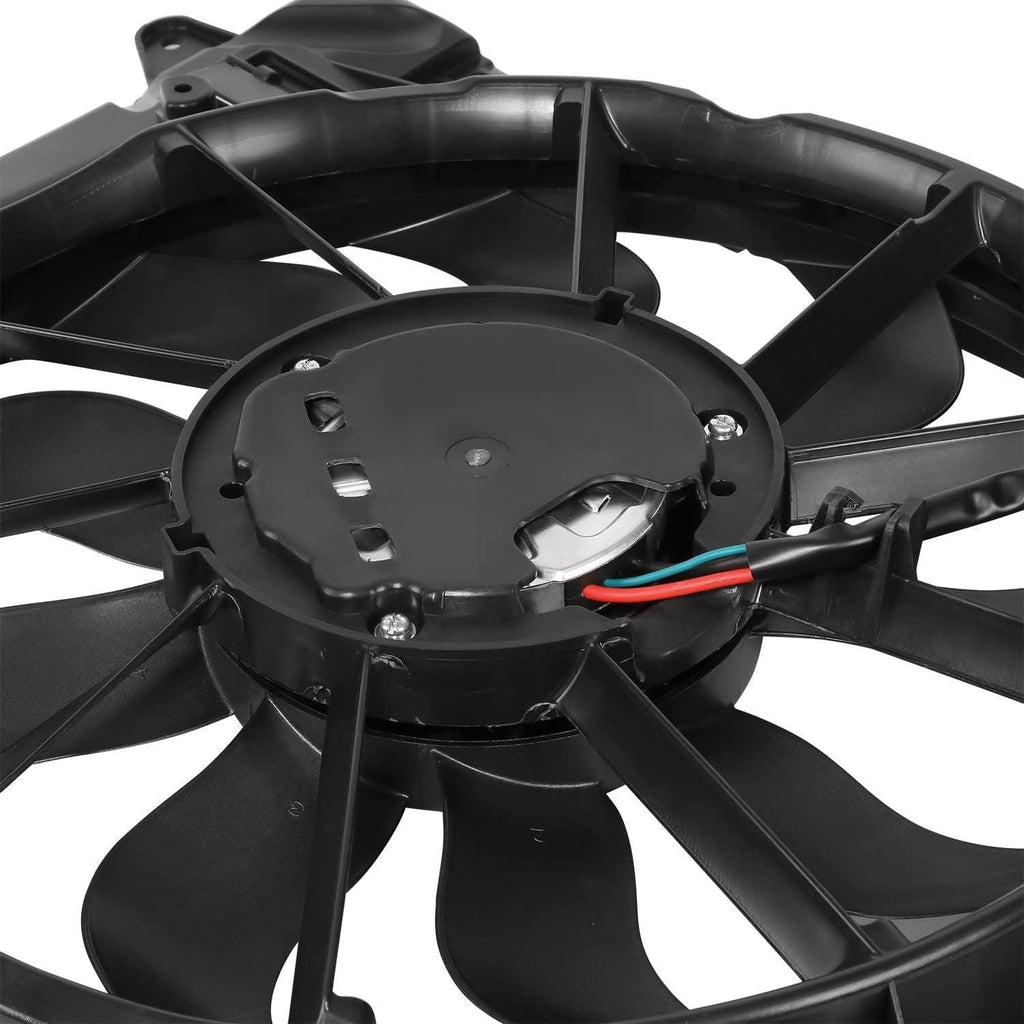 OEM-RF-0365 Factory Style Radiator Cooling Fan Assembly Compatible with 08-12 Audi A3 / 12-19 Beetle / 10-11 Beetle Cabrio / 05-10 Bora / 10-14 Golf / 05-18 Jetta