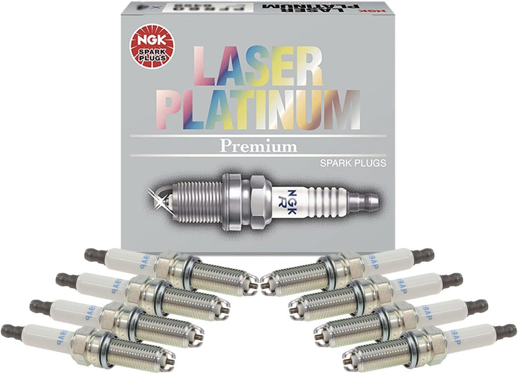 NGK Set of 8 Laser Platinum Spark Plugs for BMW E60 E63 E64 E90 E92 E93 M3 M5 M6