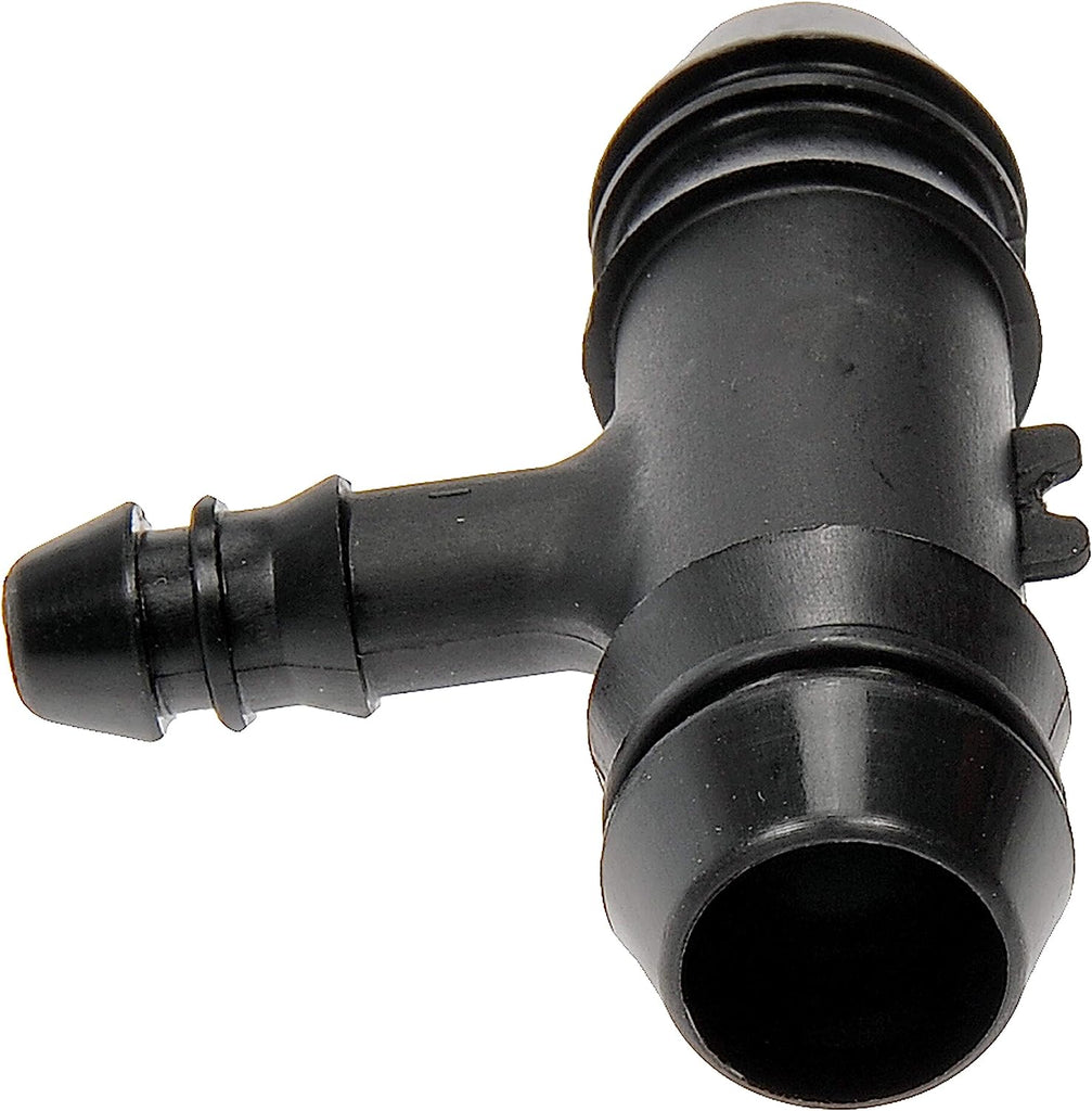 Dorman 800-578 5/8 In. Heater Hose Connector, Tee 90 to 5/8 In. Barbed, 2 Pack, Black