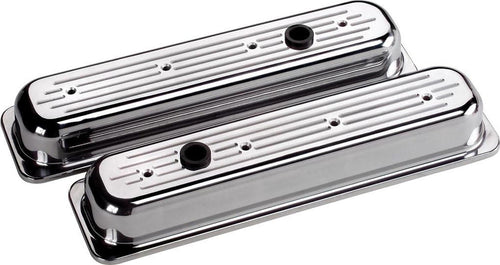 Billet Specialties  Ball Milled 1 Piece Centerbolt Valve Cover for Small Block Chevy