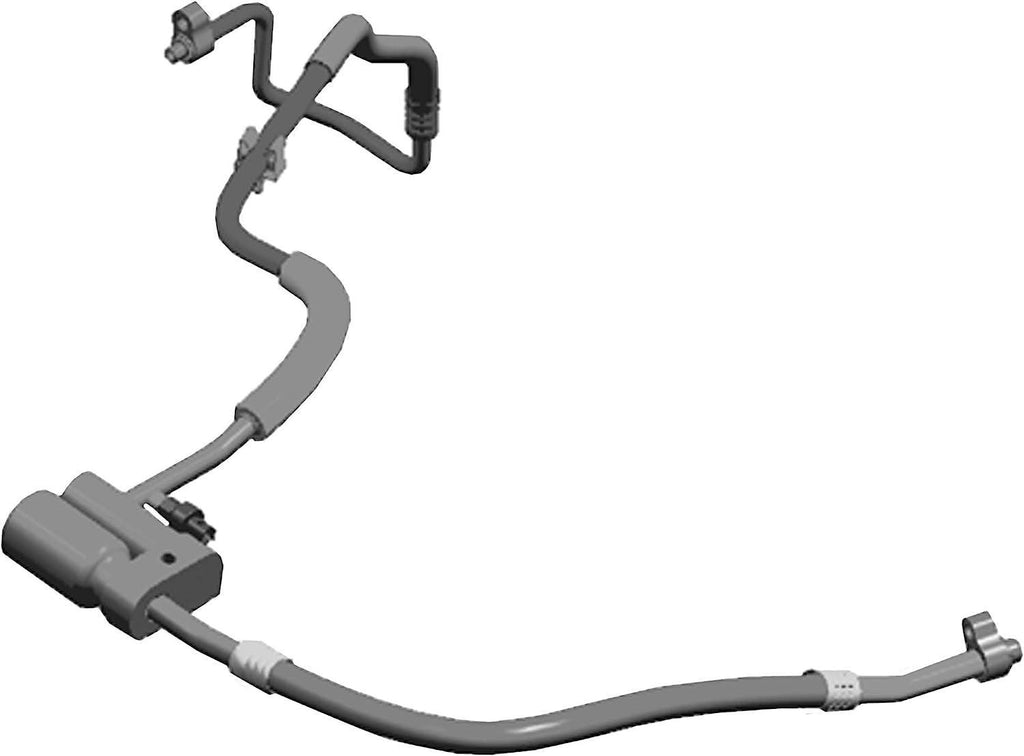 GM Genuine Parts 15-31204 Air Conditioning Compressor and Condenser Hose Assembly