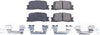 17-906, Z17 Front Ceramic Brake Pads with Hardware