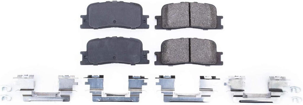 17-906, Z17 Front Ceramic Brake Pads with Hardware