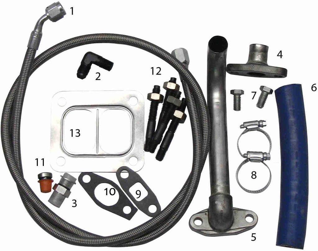 FPE-TURBO-INST-KIT-DMAX S300/S400 Turbo Installation Kit (GM Duramax 6.6L)