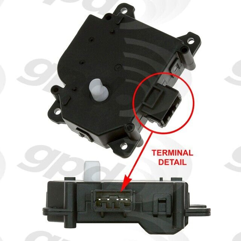 Global Parts HVAC Mode Door Actuator for Caprice, G8 1712331