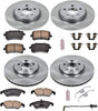 KOE5754 Autospecialty Front and Rear Replacement Brake Kit-Oe Brake Rotors & Ceramic Brake Pads