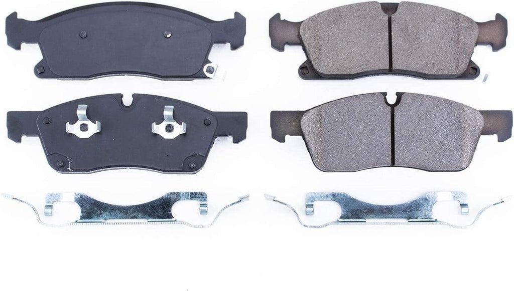 17-1455, Z17 Front Ceramic Brake Pads with Hardware