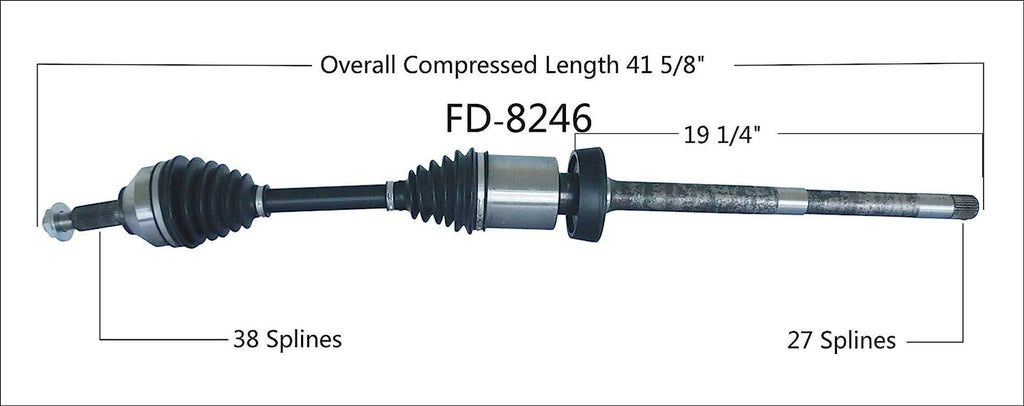 FD-8246 CV Axle