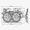 Dual Radiator and Condenser Fan Assembly