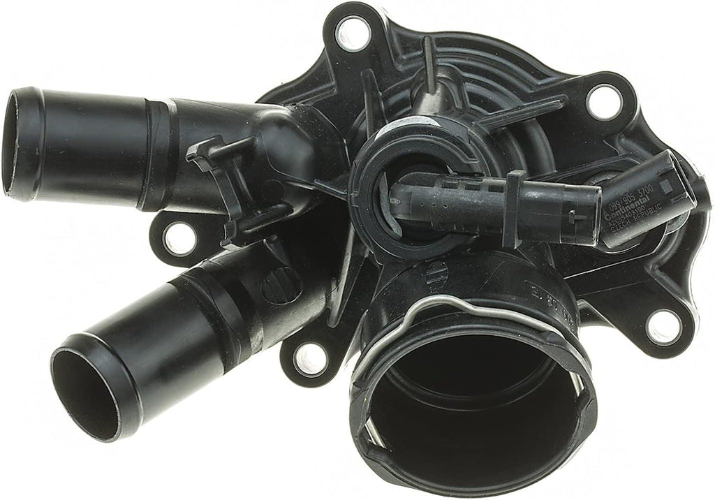 50072 Engine Coolant Thermostat with Water Outlet Housing for Select Mercedes Vehicles, 1 Pack
