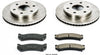 Front KOE2009 Stock Replacement Brake Pad and Rotor Kit Autospecialty