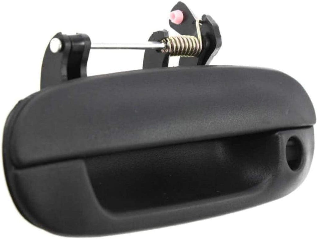 for GMC Envoy XL Exterior Door Handle Front, Driver Side Textured Black (2002-2006) | with Key Hole | Trim: SLT/SLE | GM1310139 | 15291303