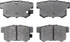 17D537C Professional Ceramic Rear Disc Brake Pad Set