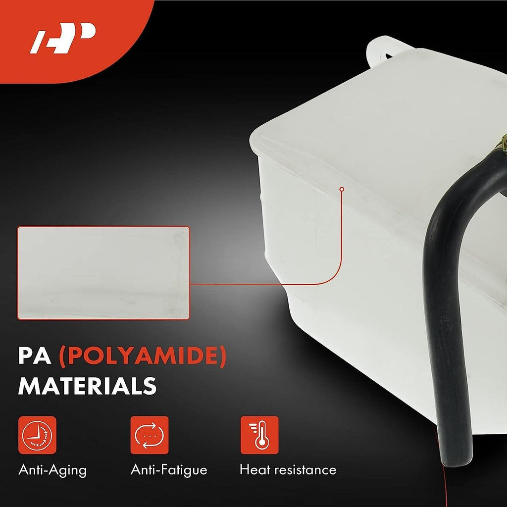 A-Premium Engine Coolant Overflow Recovery Reservoir Tank [W/Cap] Compatible with Freightliner Century Class 2001-2011, Columbia 2001-2014, Coronado 2010-2014, Replace # 14-17058-000