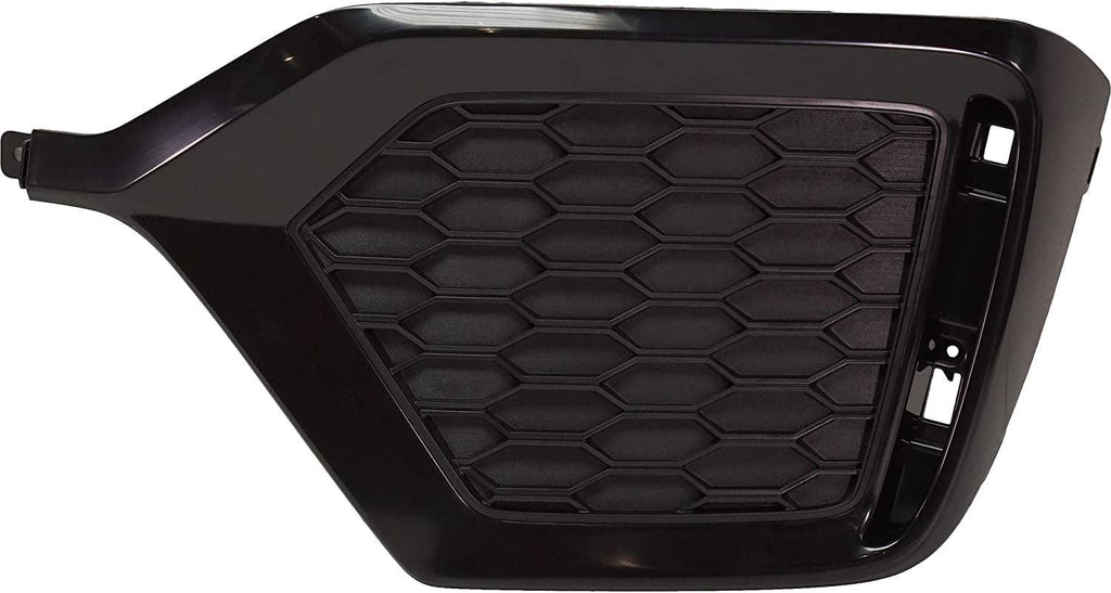 Rear, Driver and Passenger Side Bumper Trim Set of 2 Compatible with 2017-2019 Honda Civic