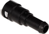 Professional 34000 Quick Connect Heater Hose Connector, Black