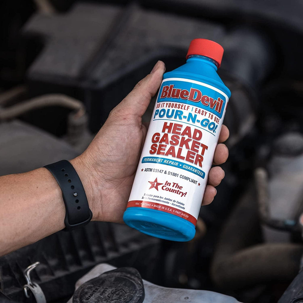 Bluedevil Products 00209 Pour-N-Go Head Gasket Sealer - 16 Ounce