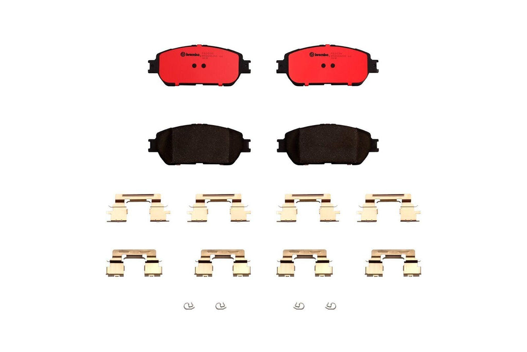 Front Disc Brake Pad Set for Tacoma, Sienna, Solara, Avalon+More (P83105N)