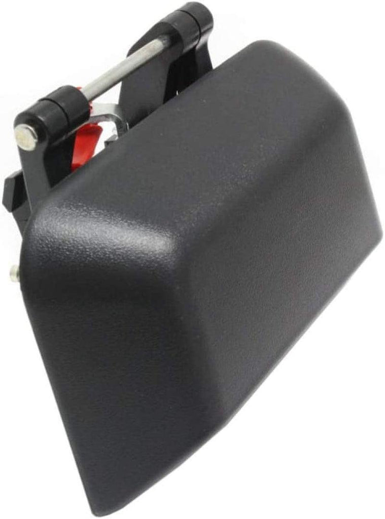 Compatible with Jeep Compass Exterior Door Handle 2007-2016 Driver Side Rear Textured Black | Trim:All Submodels | CH1520134 | 5115827AF