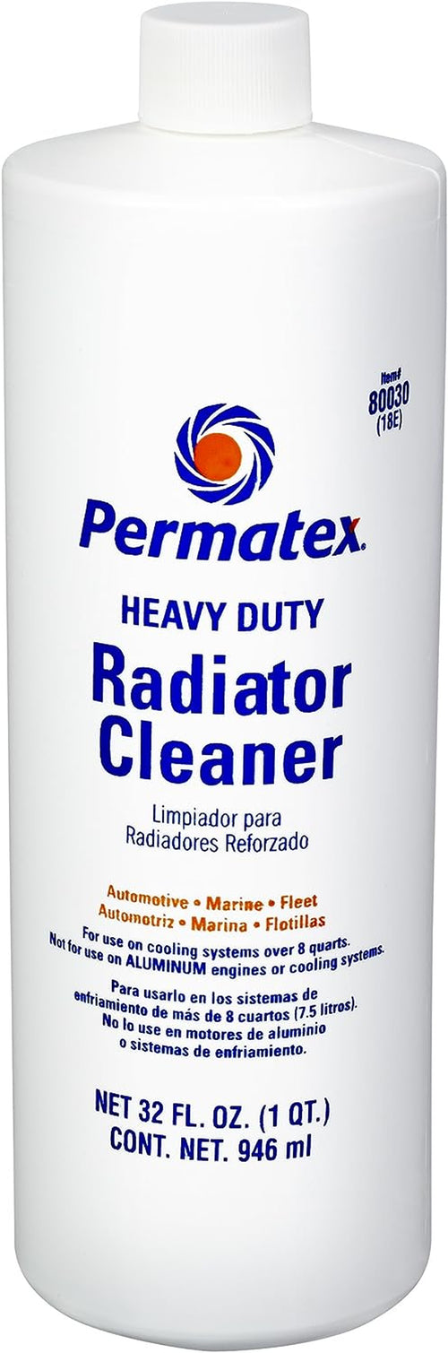 Permatex 80030 Heavy Duty Radiator Cleaner, 1 Quart