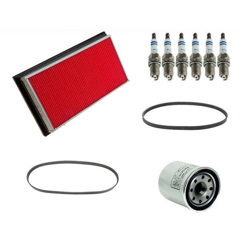 TK2020-10 : Fits 03-07 Nissan Maxima V6 3.5L Tune up Kit, Spark Plug Belt Filter