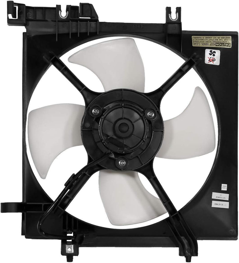 OEM-RF-0254 Factory Style Radiator Cooling Fan Assembly Cooling Efficiency Improved Direct Replacement [Compatible with 2005-2014 Legacy / 2005-2014 Outback],Black