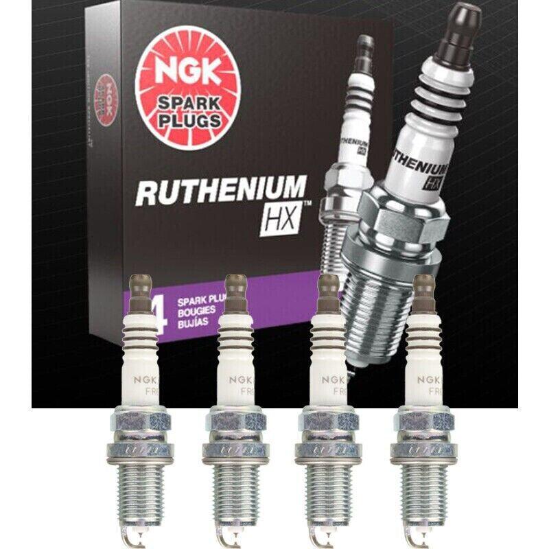 Genuine NGK Ruthenium HX Spark Plugs FR6AHX-S / 94279 Set of 4