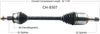 CH-8307 - Rear Driver Side CV Axle Shaft