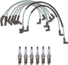 Denso Wire Set 8Mm and 6 Platinum TT Spark Plugs 0.04 Kit for Ford 2.8L 2.9L V6 Naturally Aspirated