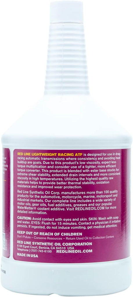 30314 Synthetic Lightweight Racing Automatic Transmission Fluid (ATF) - Quart (12 Pack)