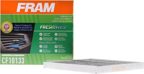 Fresh Breeze Cabin Air Filter Replacement for Car Passenger Compartment W/Arm and Hammer Baking Soda, Easy Install, CF10133 for Select Toyota Vehicles
