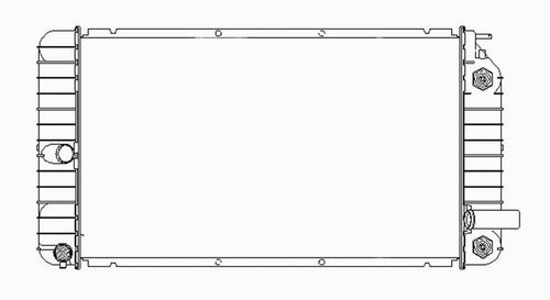 Radiator for 94-95 Pontiac Grand Am 2.3/3.1L L4/V6 A/MT Fits 1975 GMC Sprint