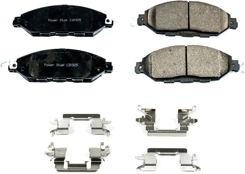 17-1649, Z17 Front Ceramic Brake Pads with Hardware