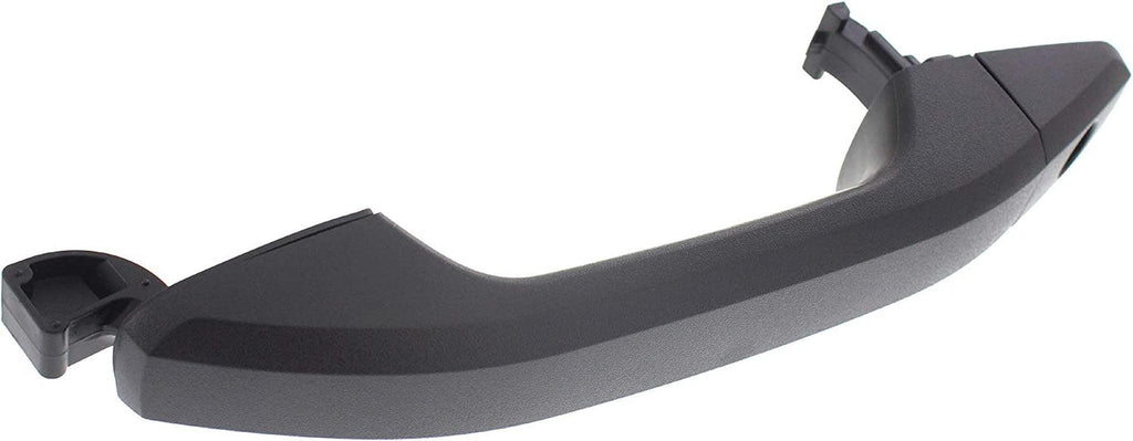 Front and Rear Exterior Door Handle Set of 4 Compatible with 2014-2018 Chevrolet Silverado 1500 & 2014-2018 GMC Sierra 1500 & 2015 Chevrolet Colorado Black Driver and Passenger Side