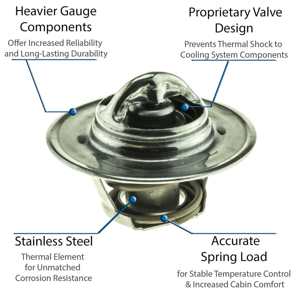 Engine Coolant Thermostat for Monterey, Micra, TJ, Wrangler+More 5200-195