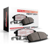 Power Stop - Rear Next Gen Carbon Fiber-Ceramic Brake Pads with Hardware Kit For